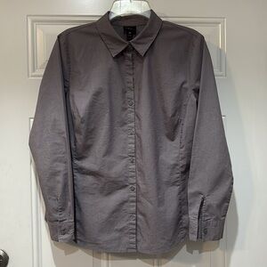 Worthington women’s Charcoal blouse button up